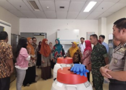 2. Visits from the local government and the people from Sleman